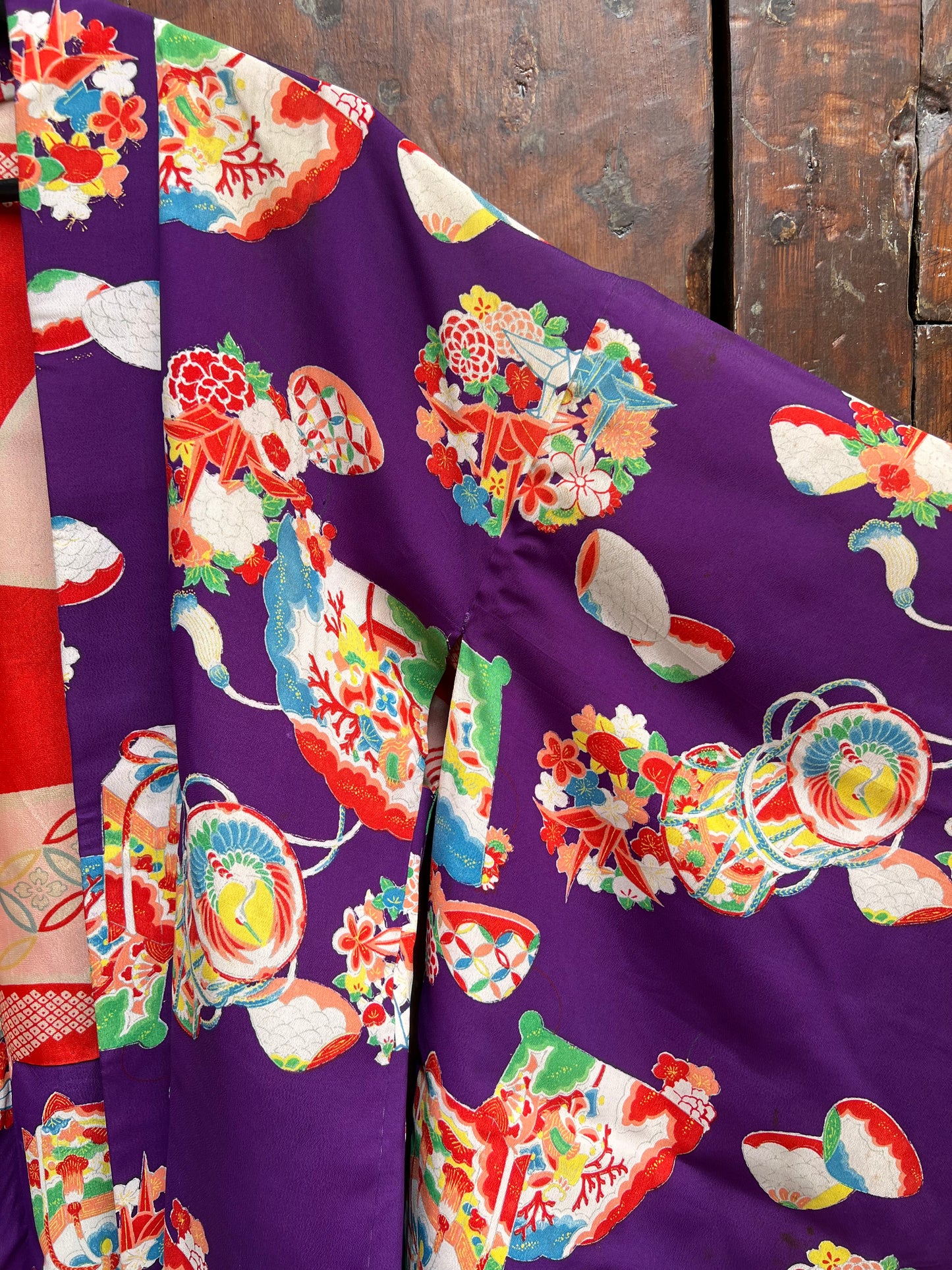 Antique Silk Haori Jacket・YUMETEBAKO 夢手箱
