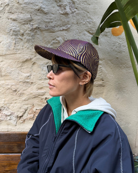 UPCYCLED OBI BASEBALL CAP・KIBATSU 奇抜