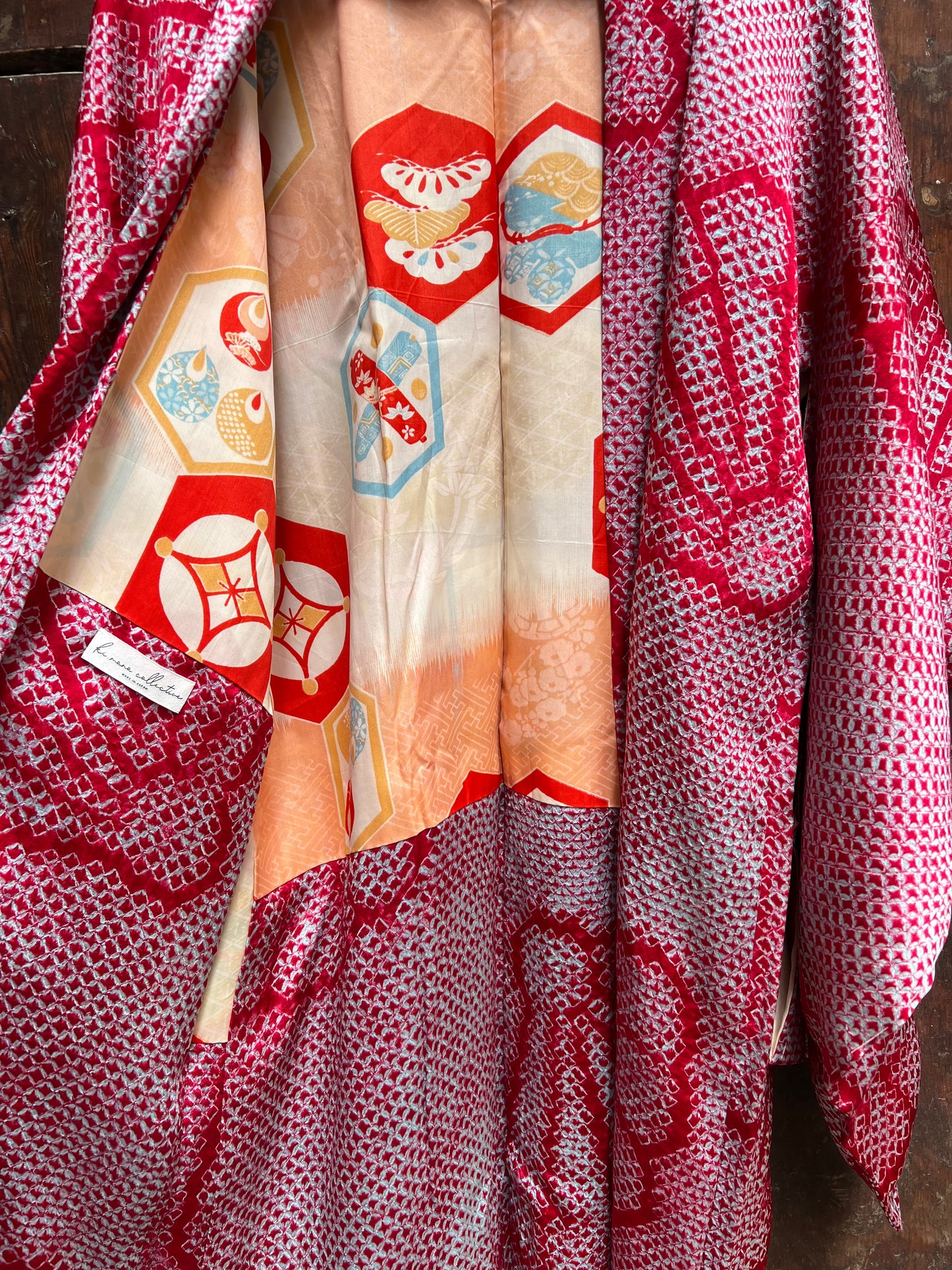 Antique Shibori Haori・HIOHGI 緋扇