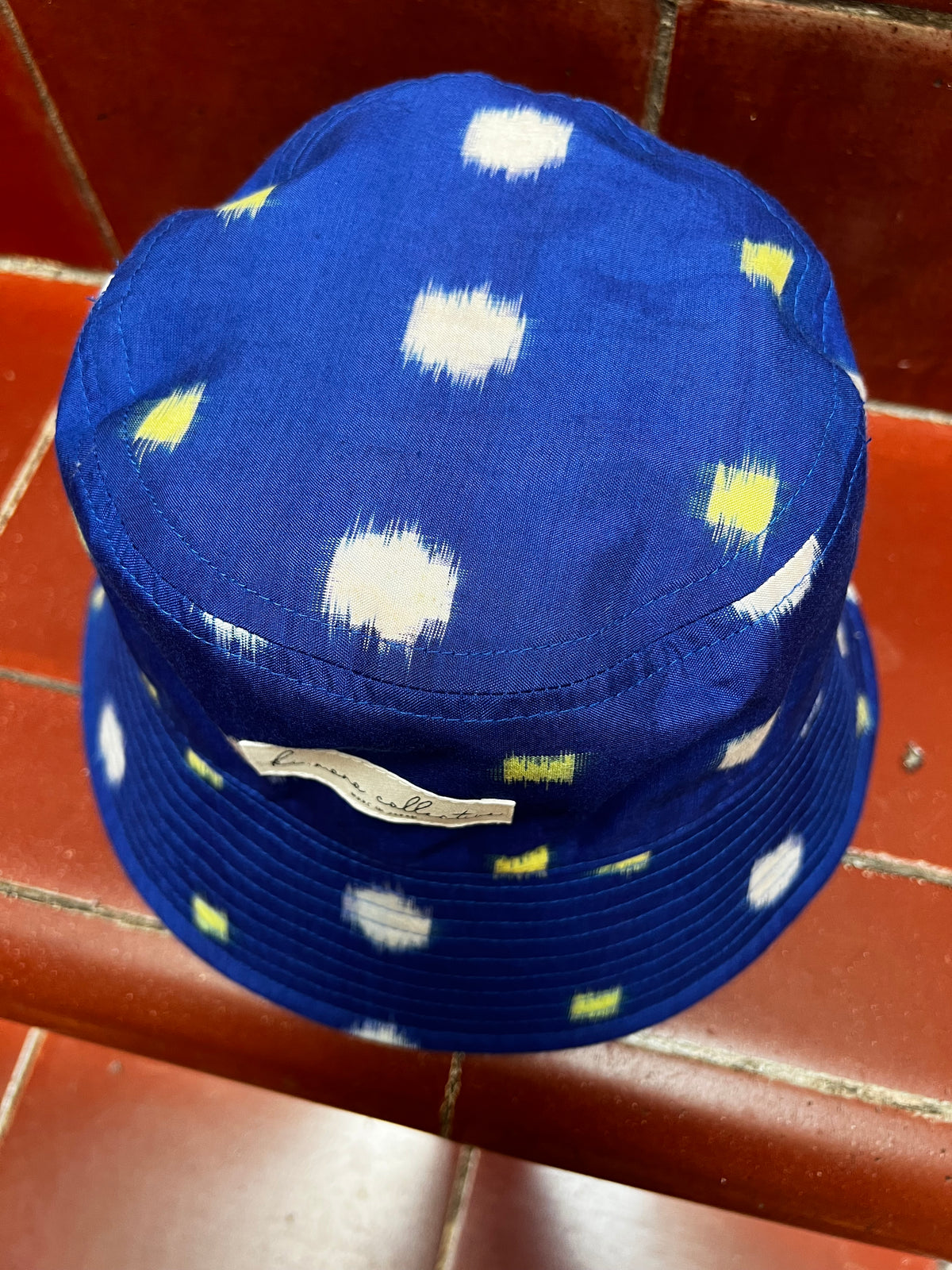 UPCYCLED KIMONO BUCKET HAT・RURI-IRO 瑠璃色