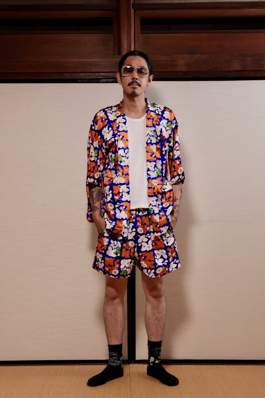 Haori x Upcycled Kimono Short Set・HANA BIYORI・花日和