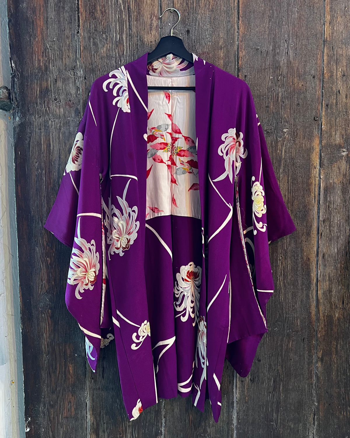 Antique Silk Haori Jacket・KIKU