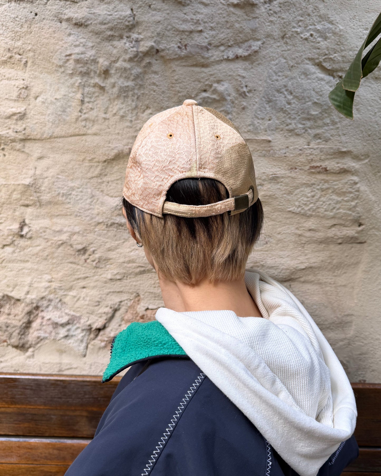 UPCYCLED OBI BASEBALL CAP・HANA 華