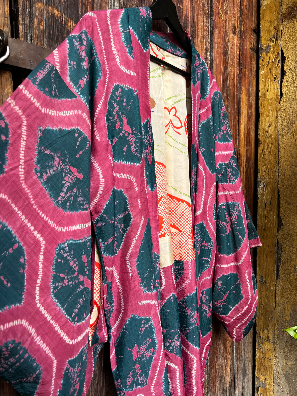 Vintage Silk Haori Jacket・BENISUI・紅翠