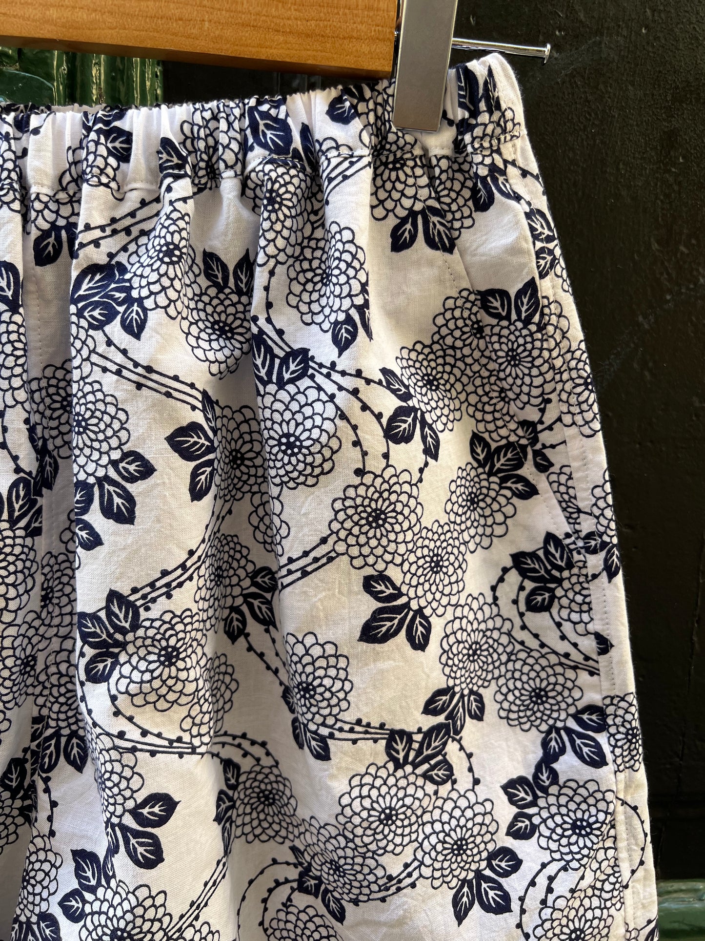 Upcycled Yukata Cotton Shorts · NATSU NO YORU 夏の夜