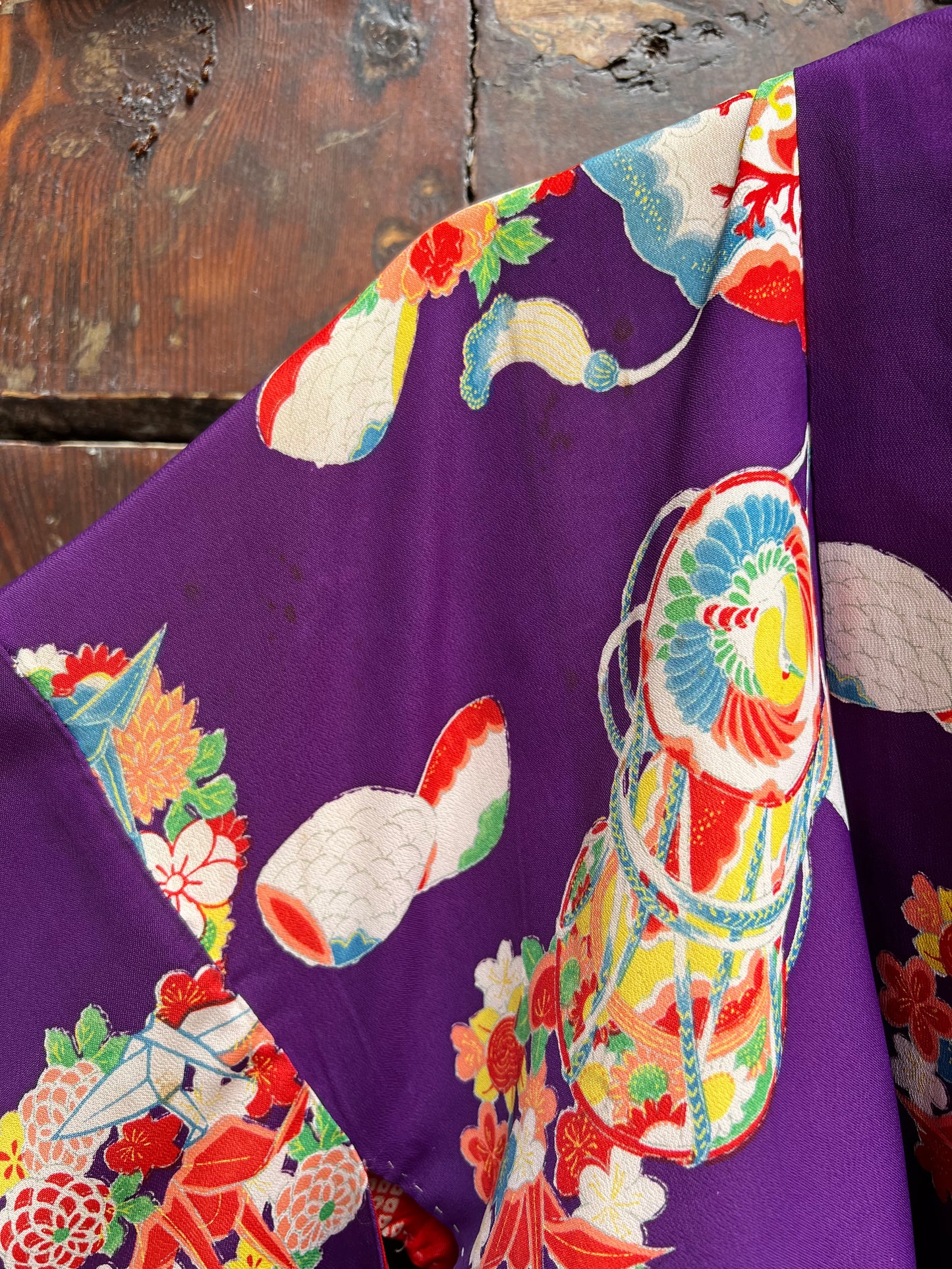 Antique Silk Haori Jacket・YUMETEBAKO 夢手箱