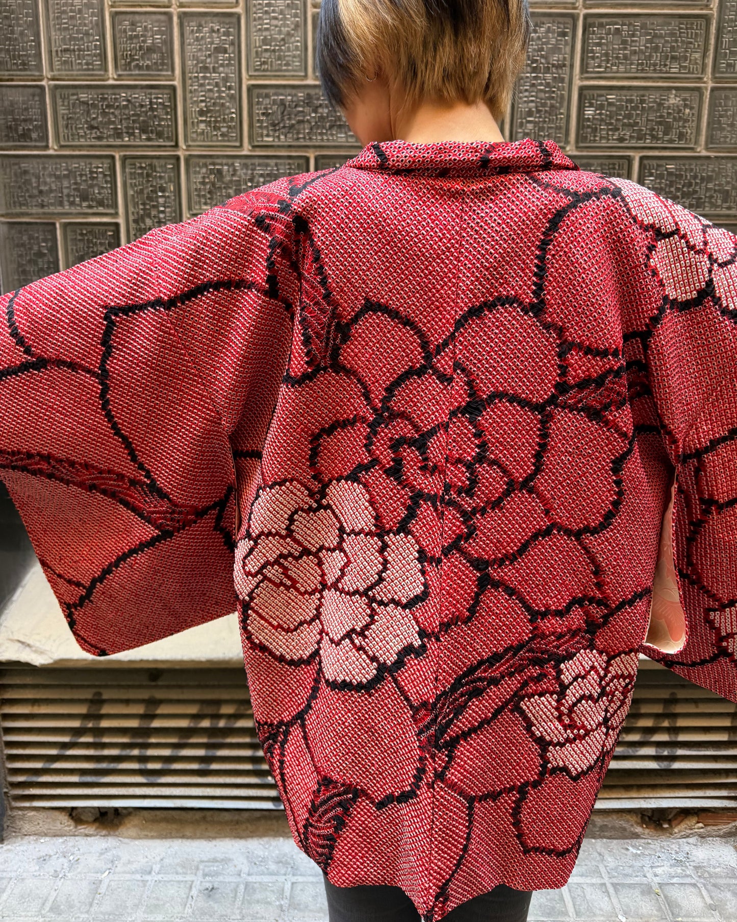 SHIBORI HAORI・TSUBAKI 椿