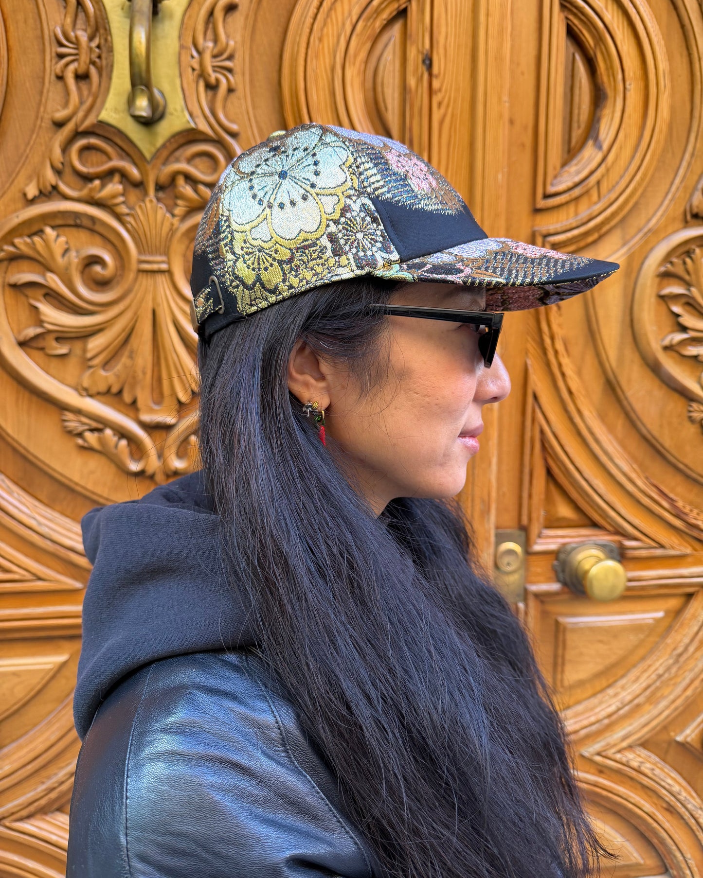 UPCYCLED OBI BASEBALL CAP・KIRAKIRA キラキラ