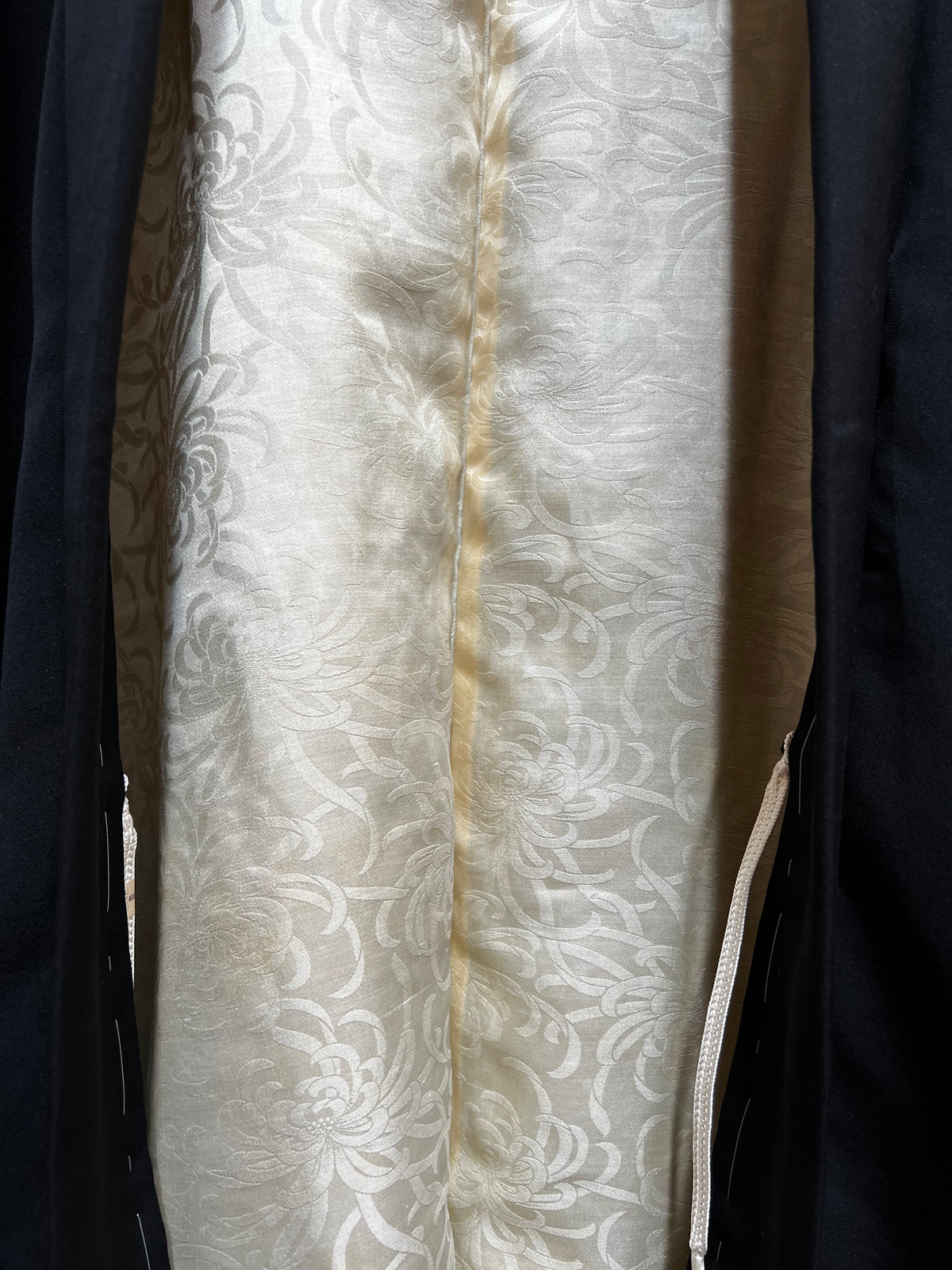 CHAQUETA HAORI VINTAGE DE SEDA・KINSEN 金扇