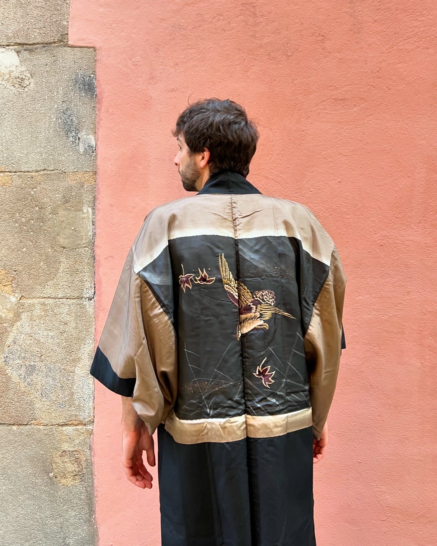 MEN’S HAORI・TAKA SHISHŪ 鷹刺繍