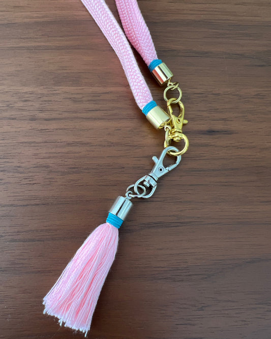 UPCYCLED OBI-JIME PHONE STRAP・SAKURAIRO 桜色