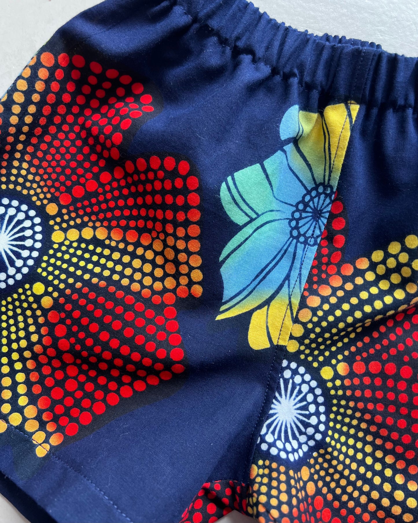 Upcycled Cotton Shorts 2-3 year old・YAKA 夜華