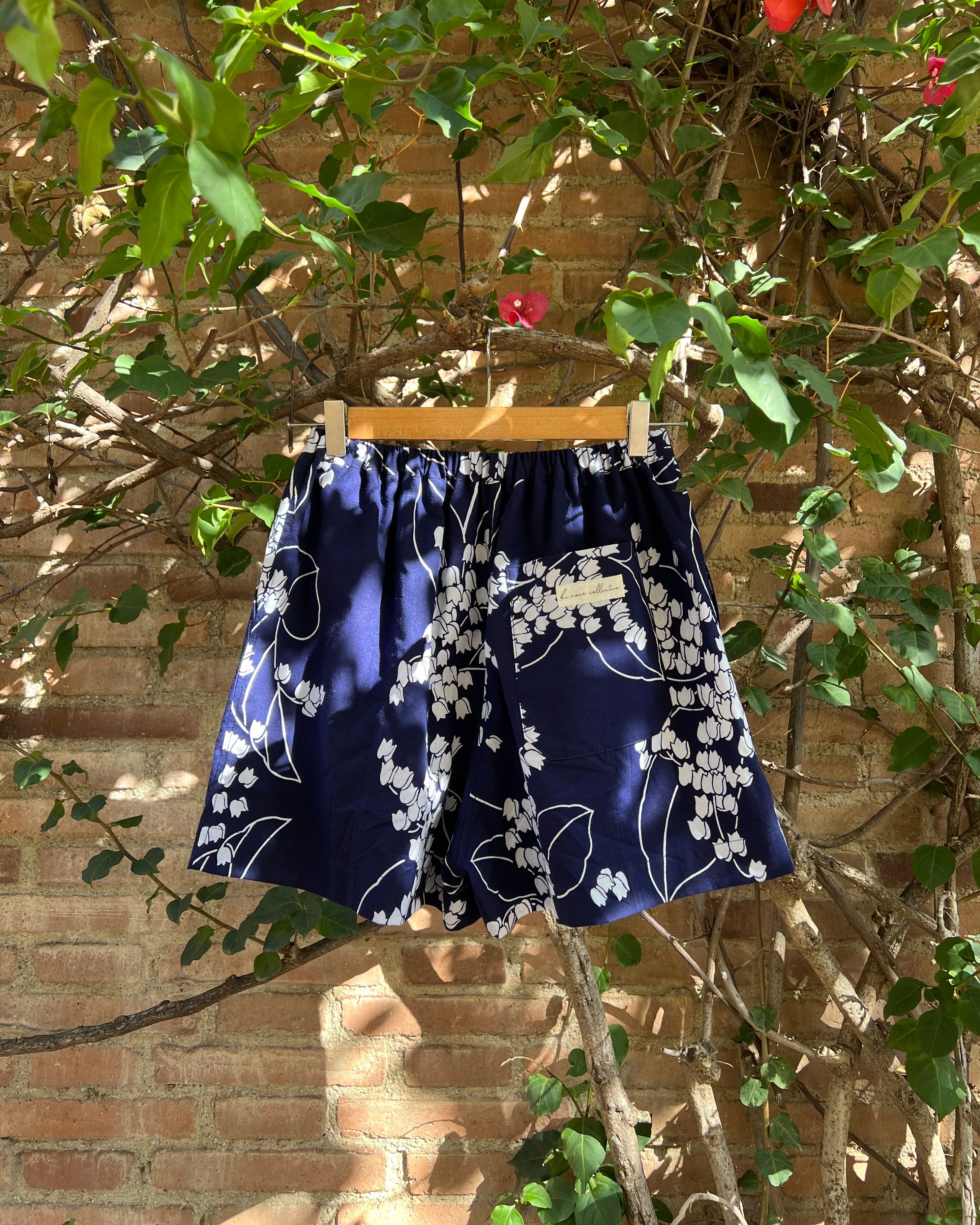 UPCYCLED YUKATA SHORTS・SUZURAN 鈴蘭 – ki.mono collective