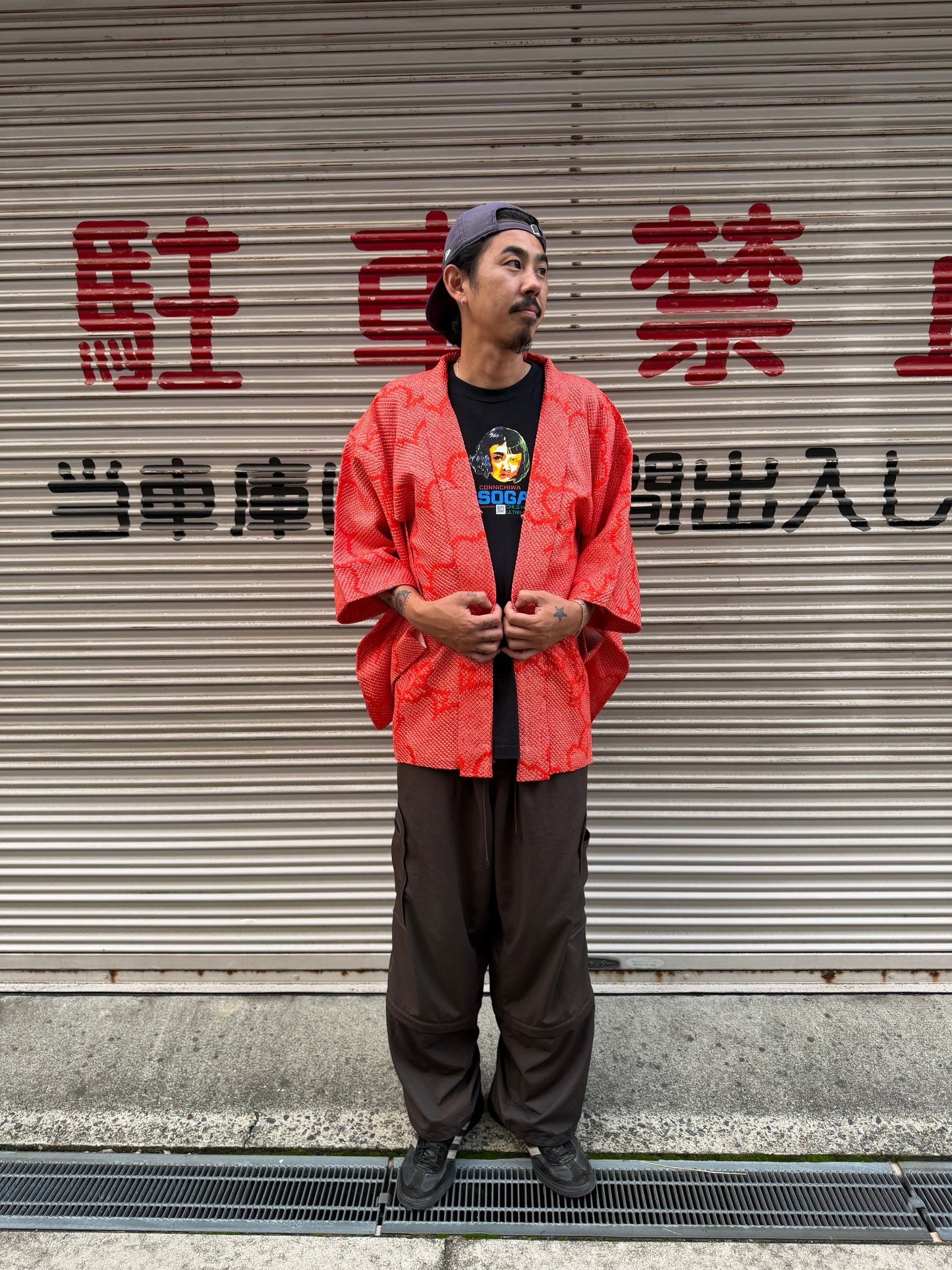 Vintage Shibori Haori Jacket・SHUKA・朱華