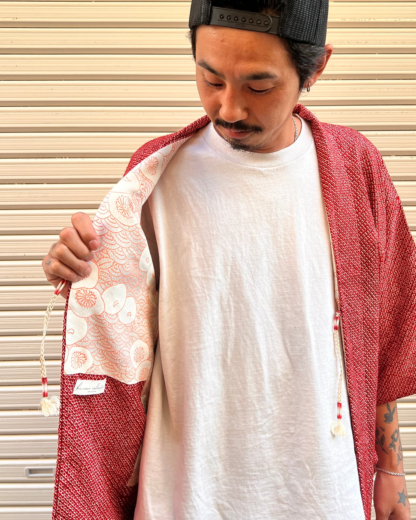 SHIBORI HAORI・AKAGUMI 紅組