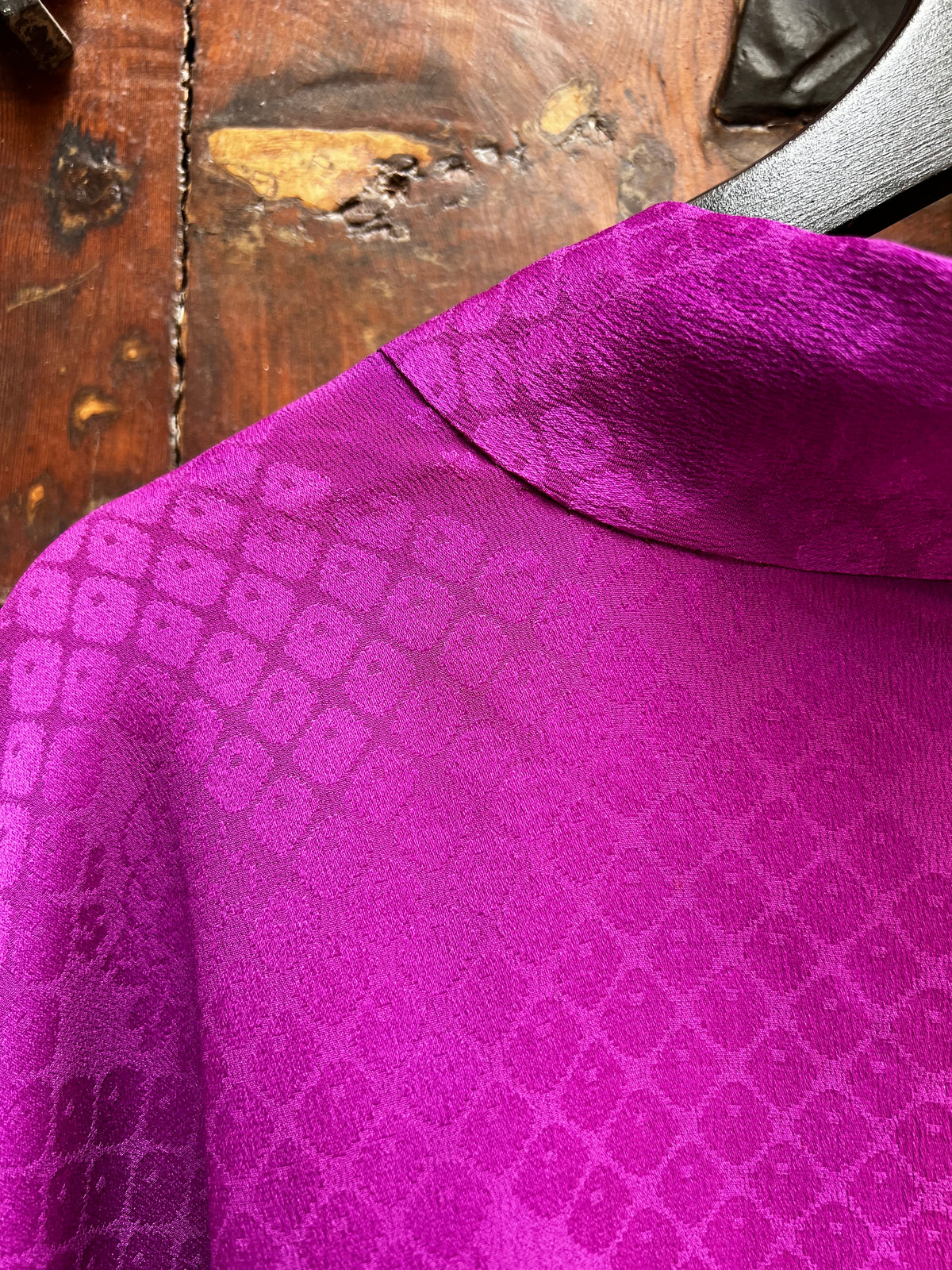VINTAGE SILK HAORI JACKET・HANA MABUSHI 花眩