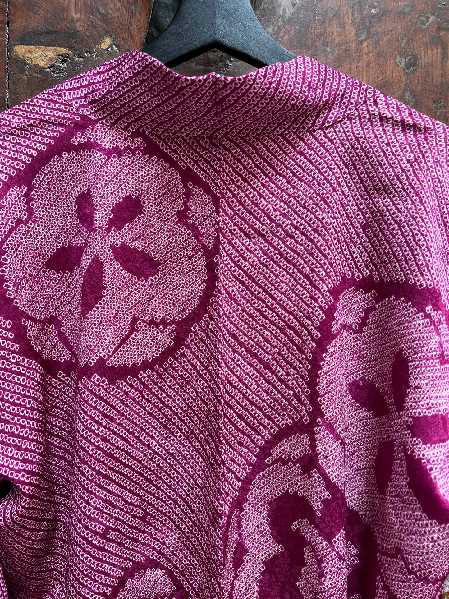 Antique Shibori Haori・Purple  BUDOU AME ぶどう飴