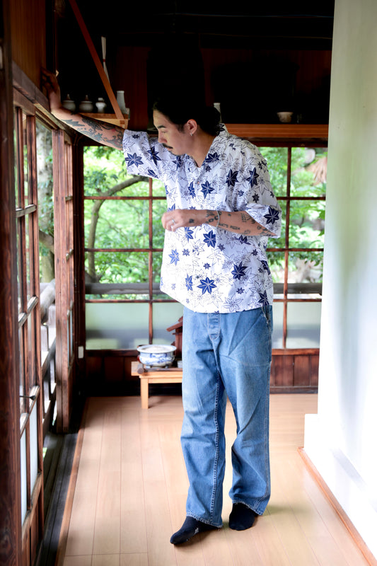 Yukata Aloha Shirt・KAZE 風