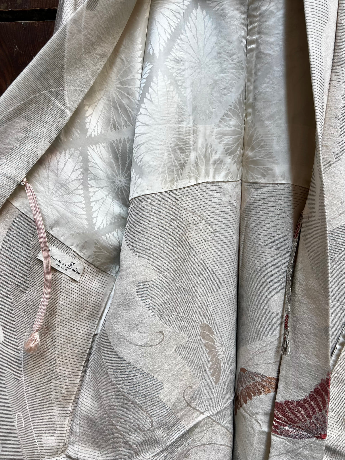 VINTAGE SILK HAORI JACKET・SHIROCHŌ 白蝶