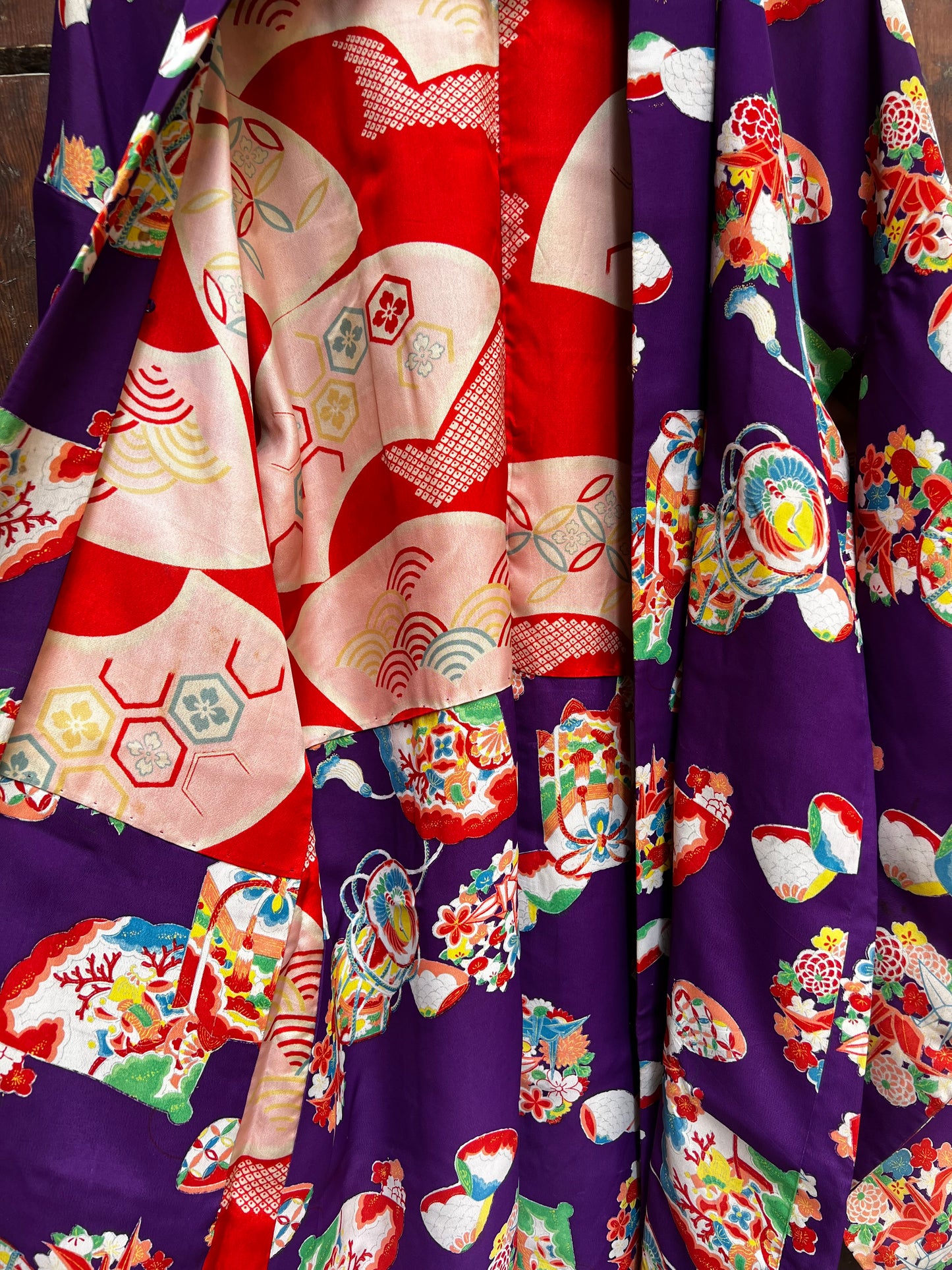 Antique Silk Haori Jacket・YUMETEBAKO 夢手箱
