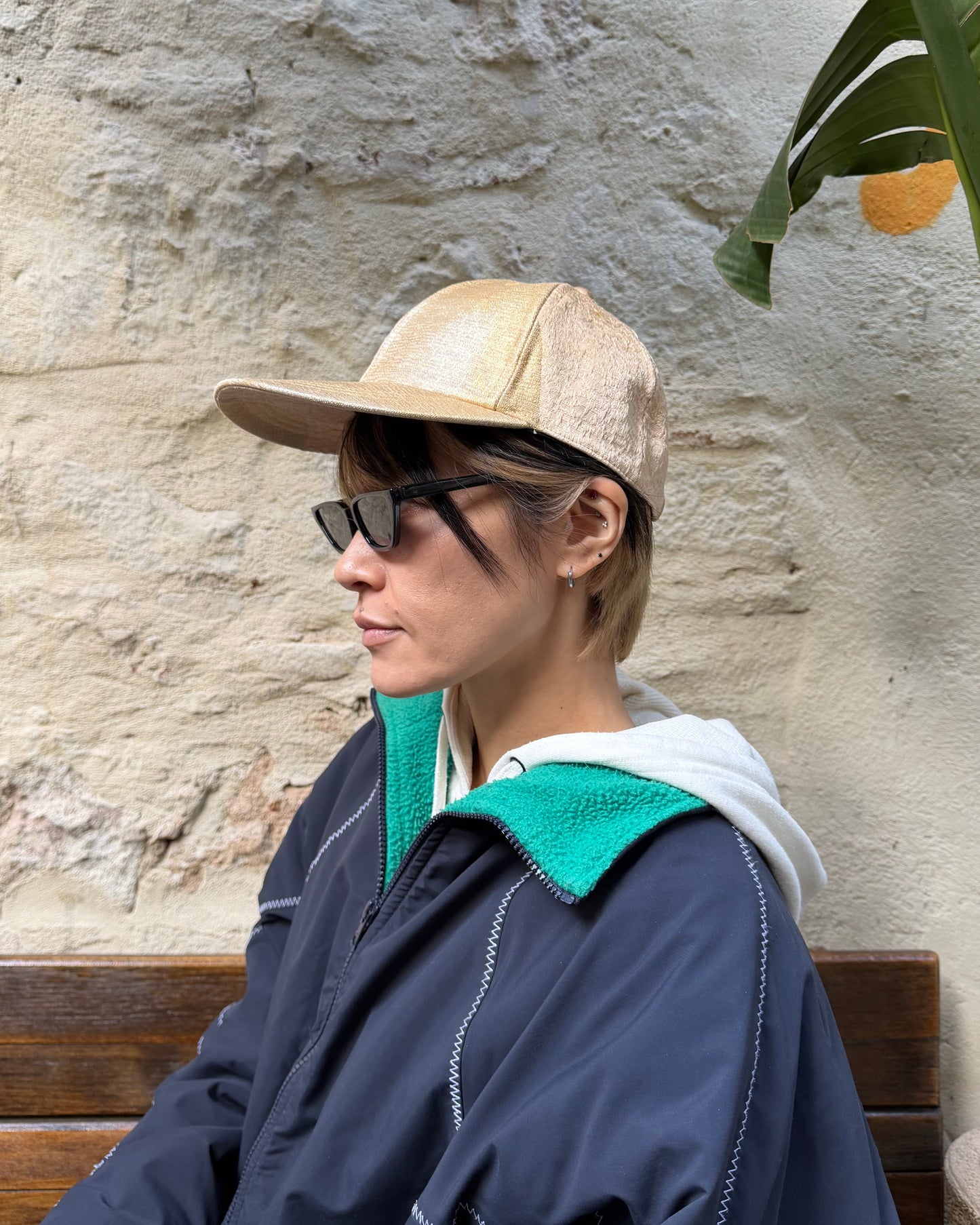 UPCYCLED OBI BASEBALL CAP・HANA 華