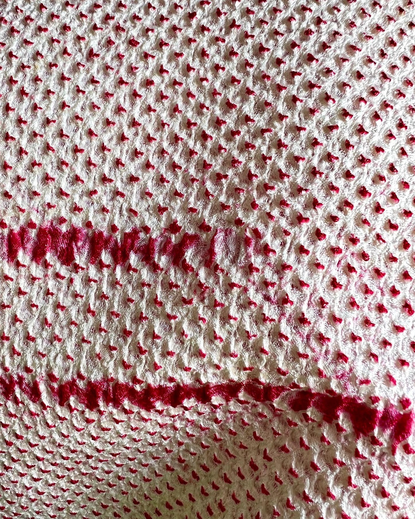 Vintage Shibori Haori · Pink Green YUMEMIGUSA 夢見草