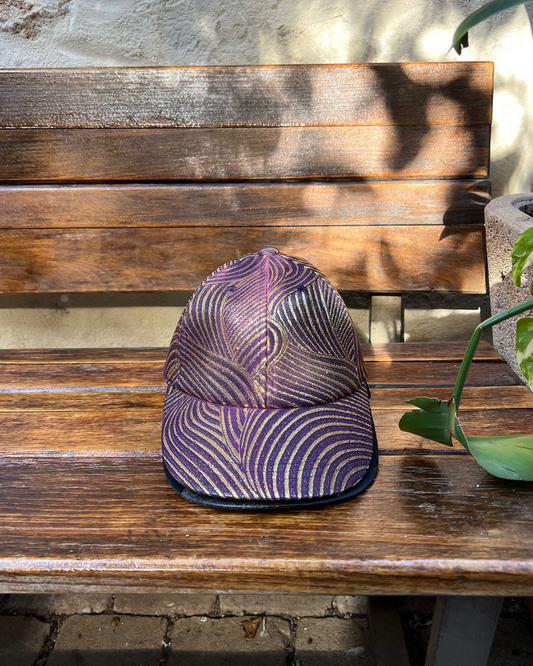 UPCYCLED OBI BASEBALL CAP・KIBATSU 奇抜