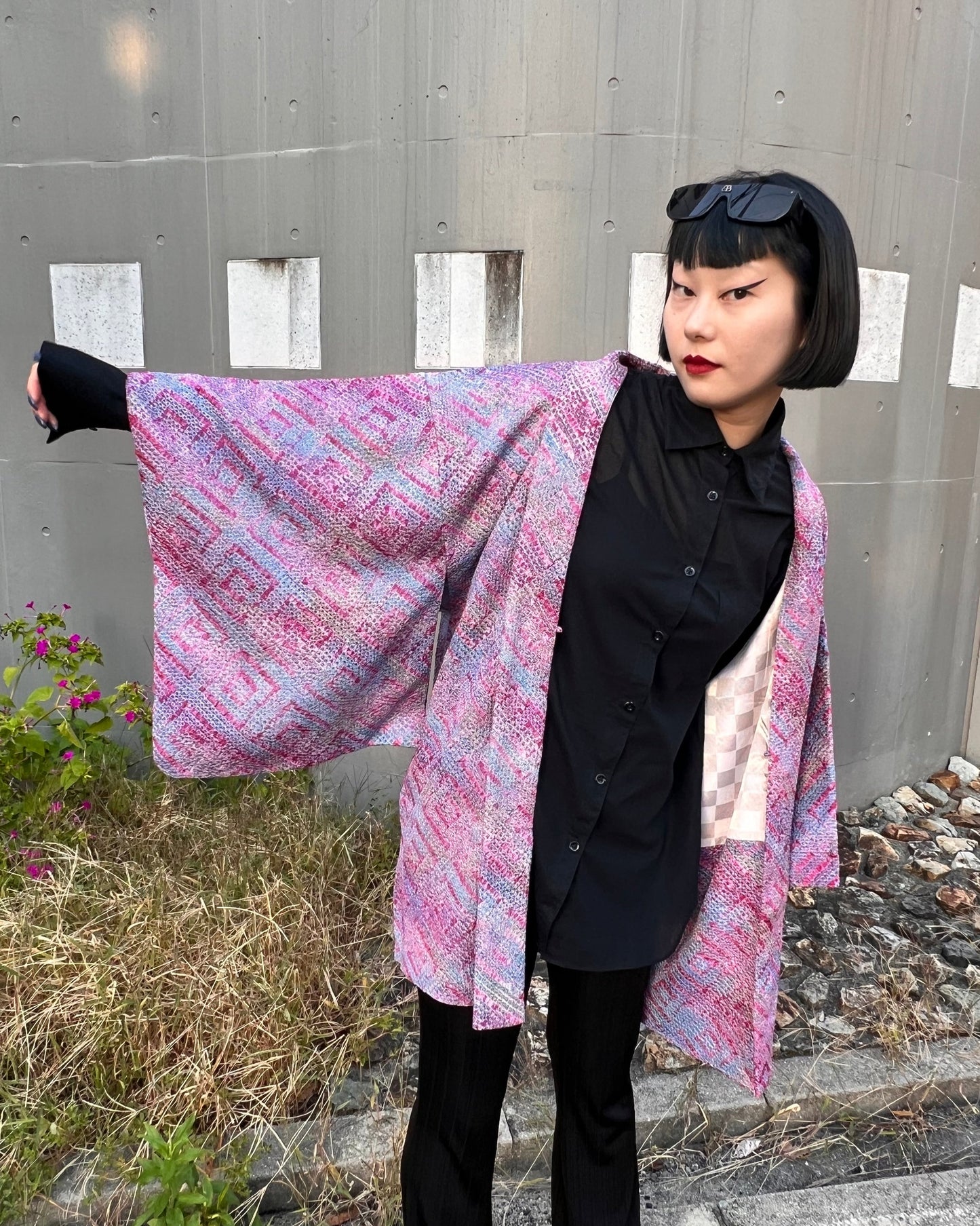 SHIBORI HAORI・MUKUGE 木槿