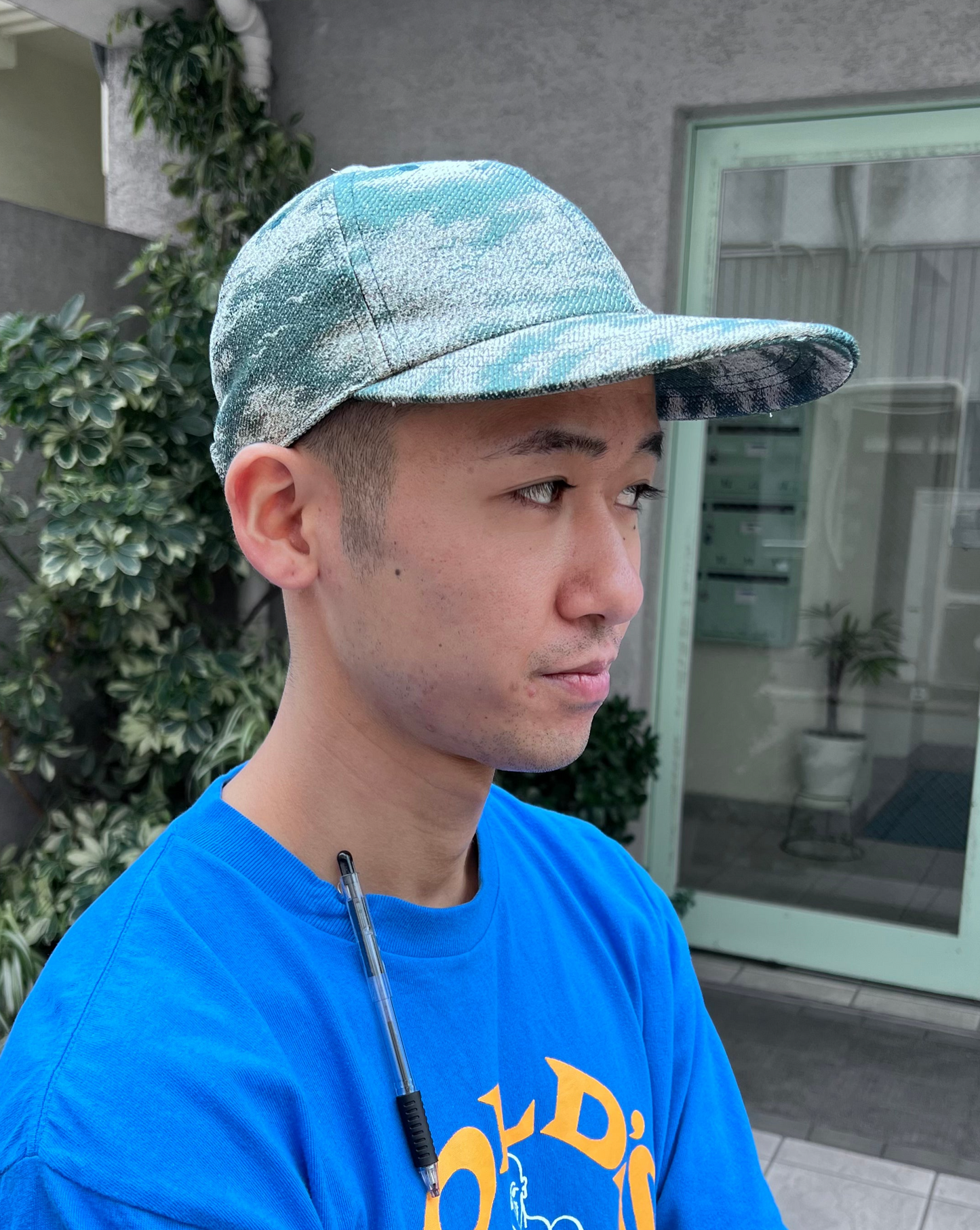 UPCYCLED OBI BASEBALL CAP・HUKAMIDORI 深緑