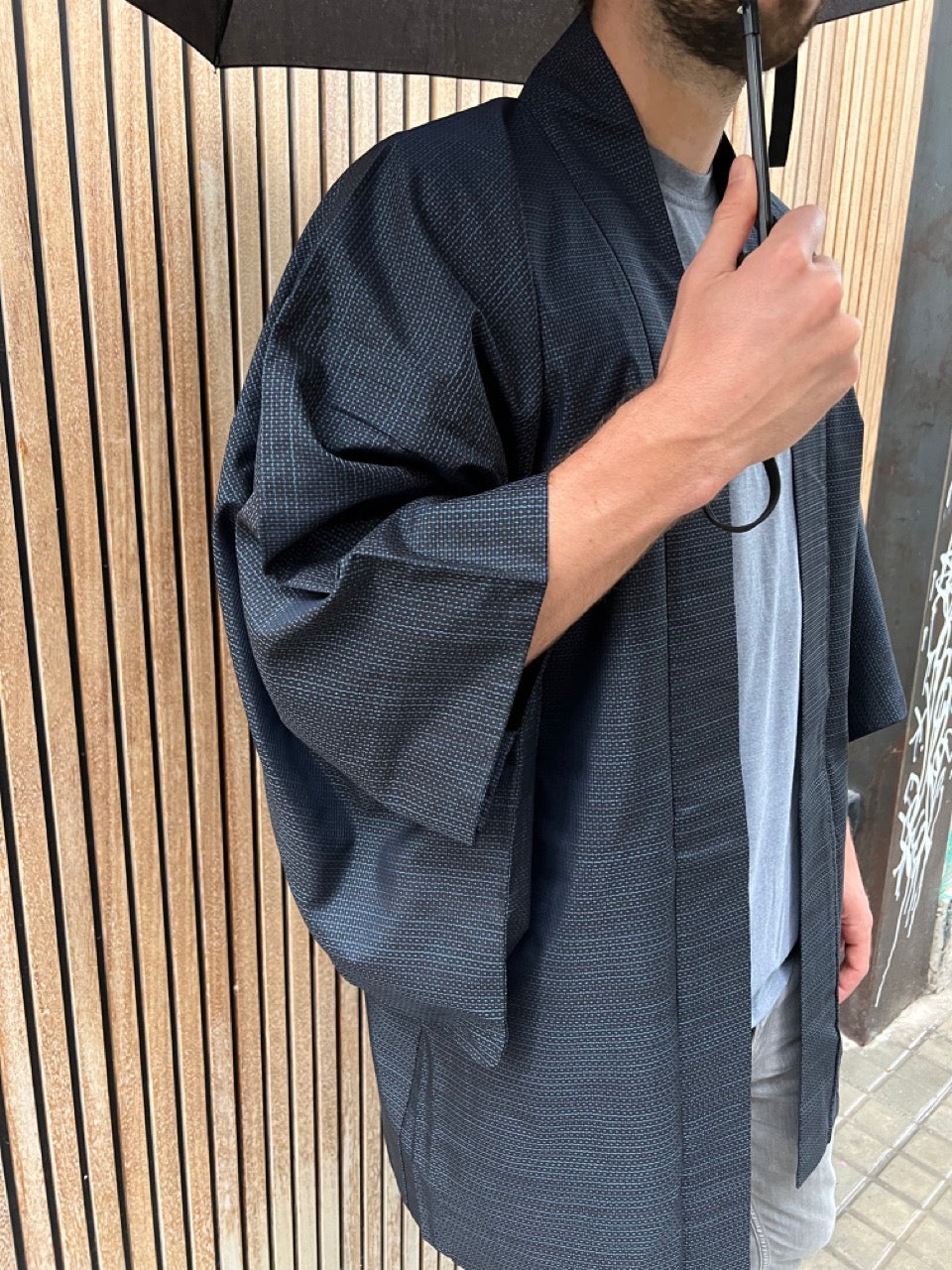 MEN'S / UNISEX HAORI・KONN紺